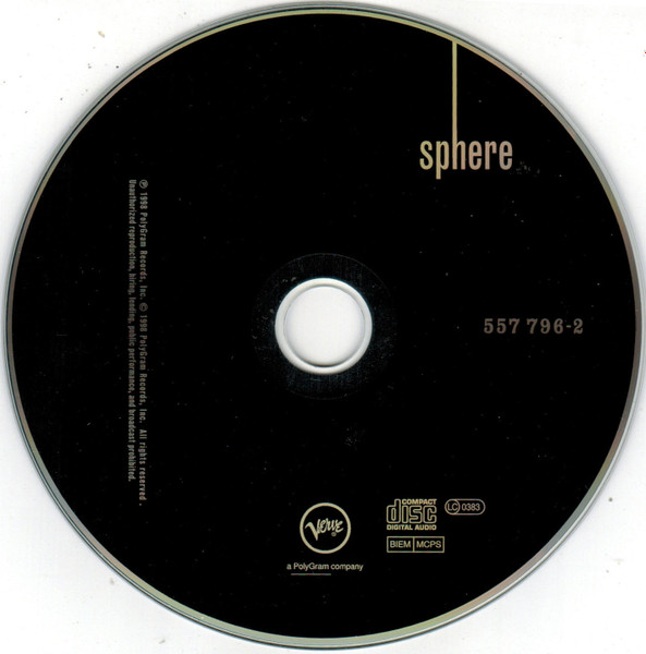 Sphere - Sphere | Verve Records (557 796-2) - 3