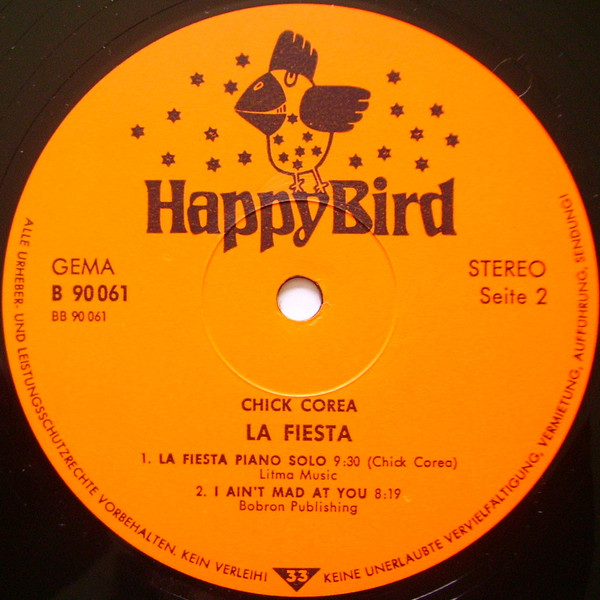 Chick Corea - La Fiesta | Happy Bird (B 90 061) - 4