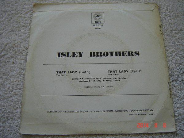 The Isley Brothers - That Lady | Epic (EPC 1704) - 2 The Isley Brothers - That Lady | Epic (EPC 1704) - 2