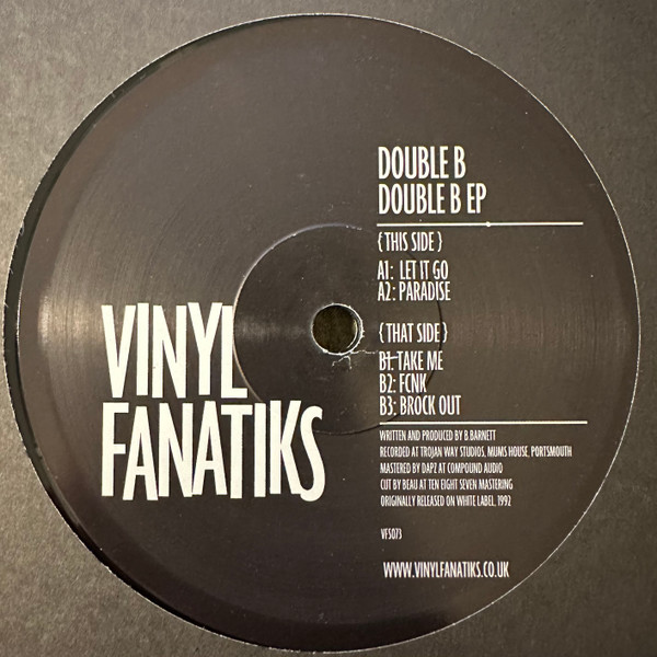 Double B - The Double B EP | Vinyl Fanatiks (VFS-073) - main
