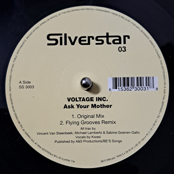 Voltage Inc. - Ask Your Mother | Silverstar Records (SS 3003)