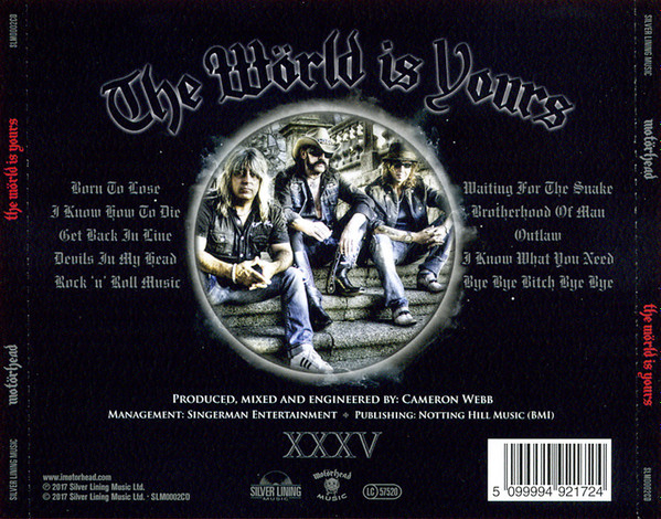 Motörhead - The Wörld Is Yours | Silver Lining Music (SLM0002CD) - 2