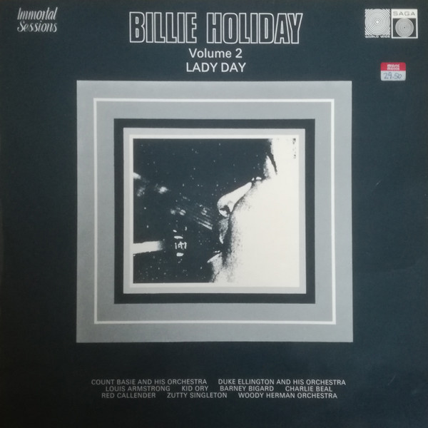 Billie Holiday - Volume 2 Lady Day | SagaPan (SAGA 6918) - main