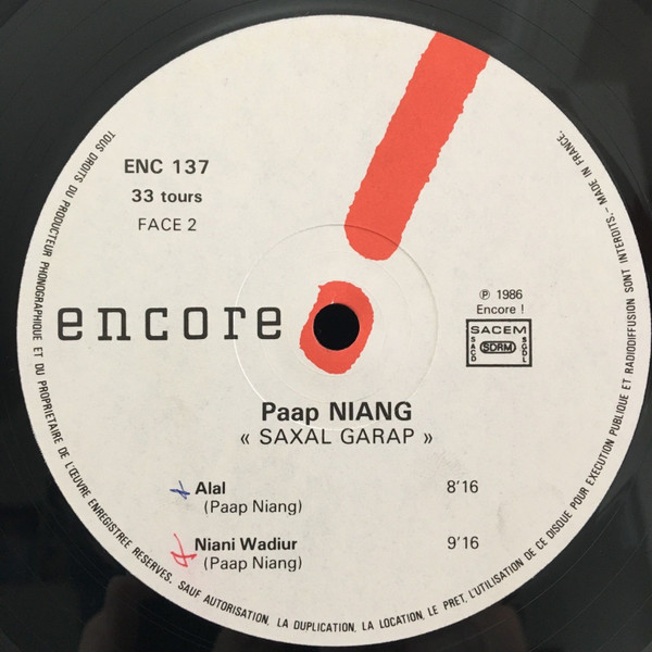 Paap Niang - Saxal Garap | Encore ! (ENC 137) - 4