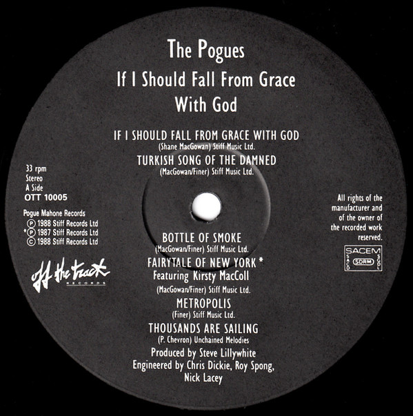 The Pogues - If I Should Fall From Grace With God | Off The Track Records (OTT 10005)