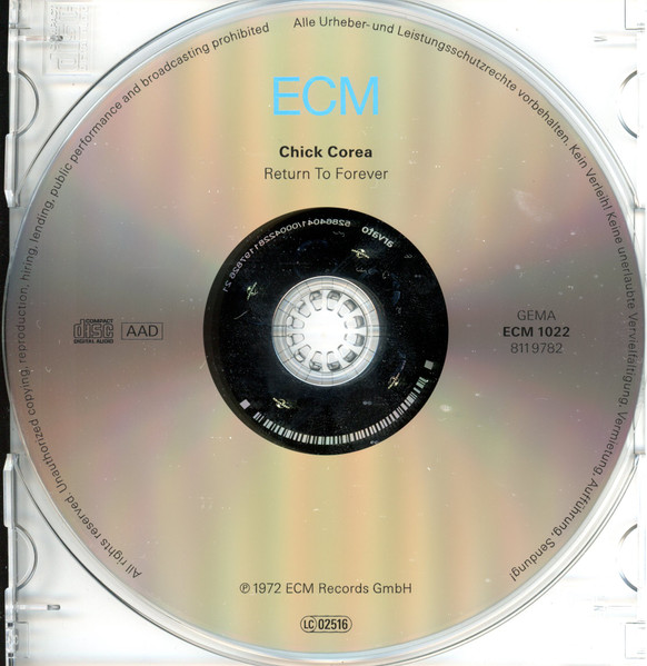 Chick Corea - Return To Forever | ECM Records (ECM 1022) - 3