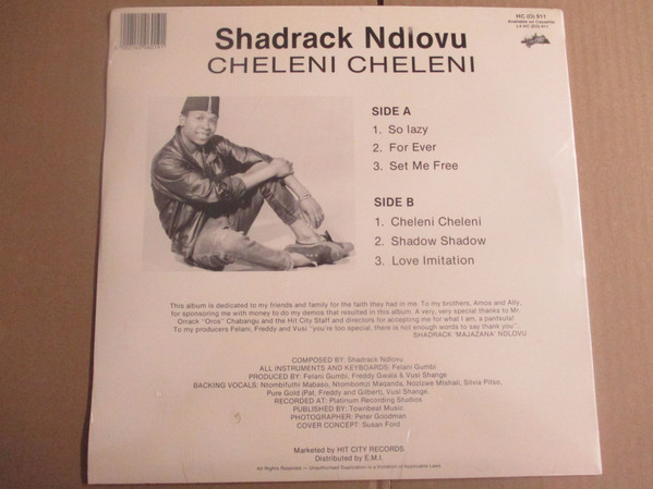 Shadrack Ndlovu - Cheleni Cheleni | Hit City (HC (O) 911) - 3 Shadrack Ndlovu - Cheleni Cheleni | Hit City (HC (O) 911) - 3