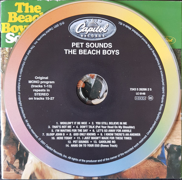 The Beach Boys - Pet Sounds | Capitol Records (7243 5 26266 2 5) - 3