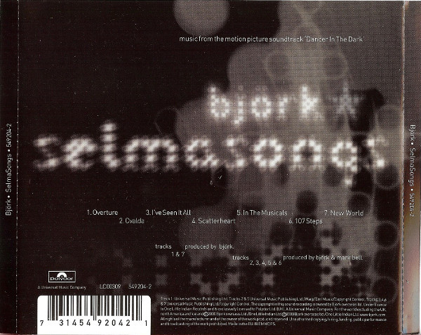 Björk - SelmaSongs | Polydor (549 204-2) - 2