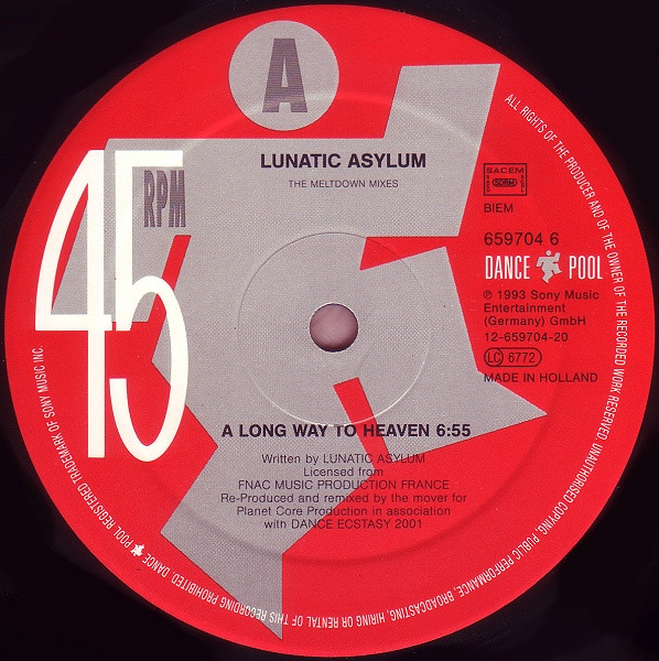Lunatic Asylum - The Meltdown Mixes - A.L.S.O. Remixed By The Mover | Dance Pool (DAN 659704 6) - 4 Lunatic Asylum - The Meltdown Mixes - A.L.S.O. Remixed By The Mover | Dance Pool (DAN 659704 6) - 4