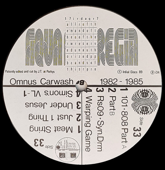 Aqua Regia - Omnus Carwash | Irdial Discs (17 ird aqr 7) - 4