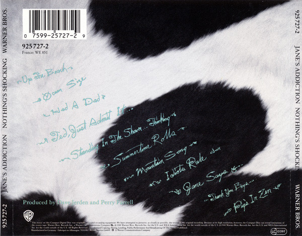 Jane's Addiction - Nothing's Shocking | Warner Bros. Records (925 727-2) - 2