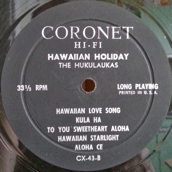 Harry Kaapuni And His Royal Polynesians - Aloha Hawaii | Coronet Records (CX-43) - 4 Harry Kaapuni And His Royal Polynesians - Aloha Hawaii | Coronet Records (CX-43) - 4