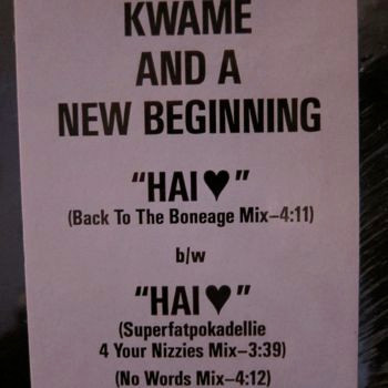 Kwamé & A New Beginning - Hai ♥ | Atlantic (0-86132) - 4 Kwamé & A New Beginning - Hai ♥ | Atlantic (0-86132) - 4