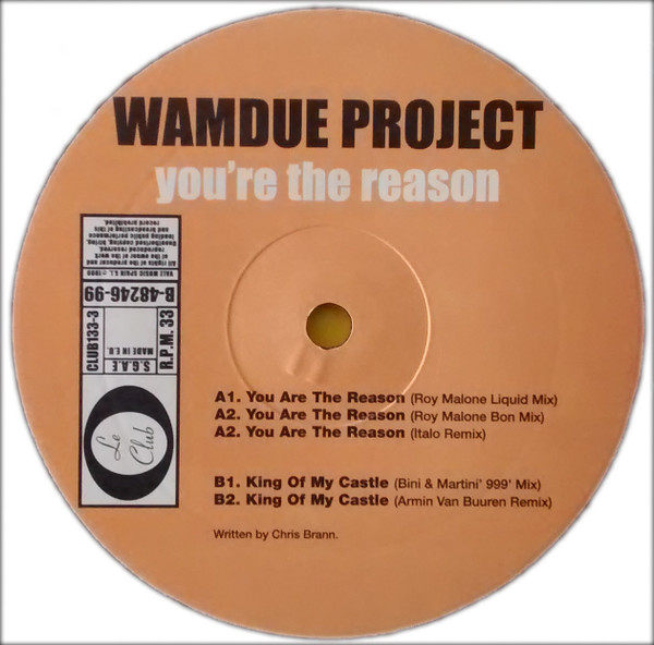 Wamdue Project - You're The Reason | Le Club (CLUB133-3) - 4