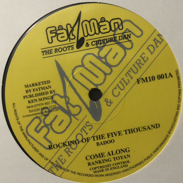 Badoo / Toyan / Jah Stitch - Rocking Of The Five Thousand | Fatman Studio (FM10-001A)