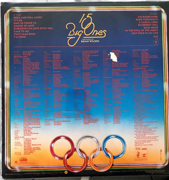 The Beach Boys - 15 Big Ones | Brother Records (54 079) - 2