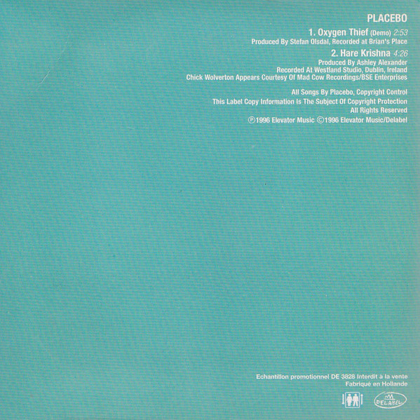 Placebo - Oxygen Thief | Delabel (DE 3828) - 2