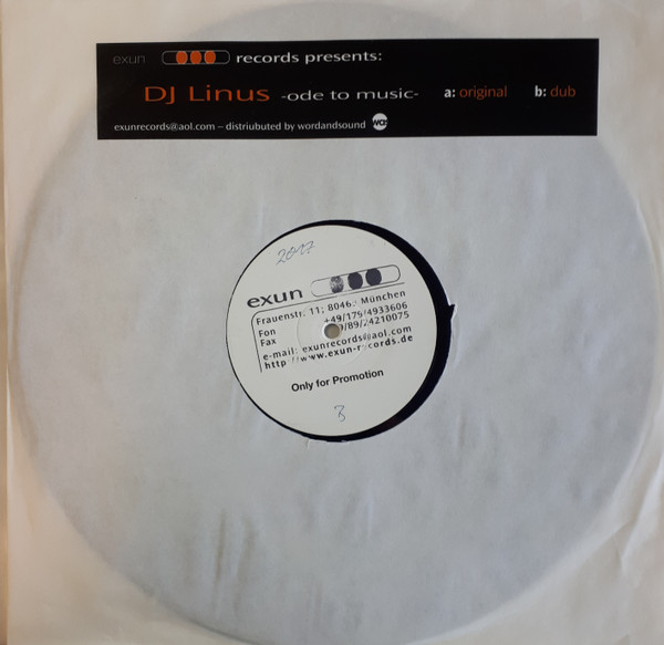 DJ Linus - Ode To Music | Exun (EXUN 2017)
