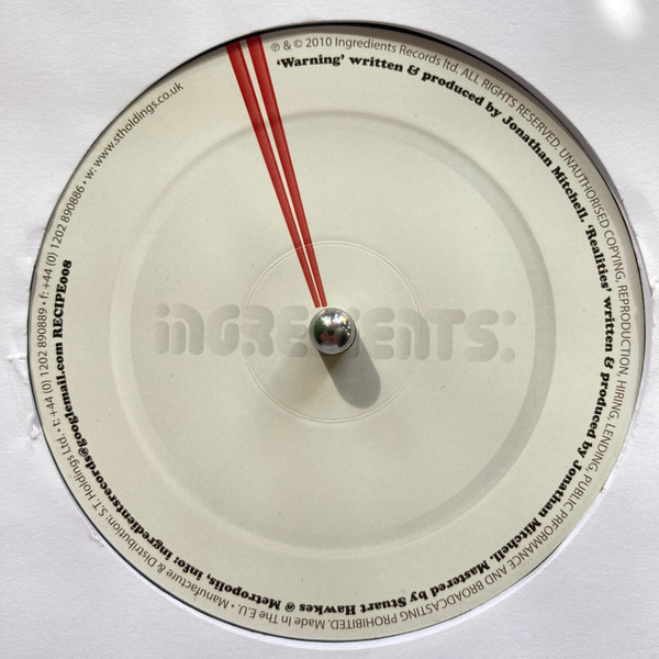 Mode - Warning / Realities | Ingredients Records (RECIPE008) - 3