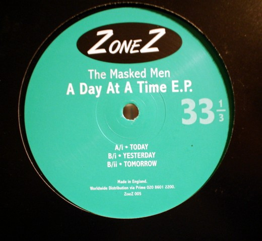 Masked Men - A Day At A Time E.P. | ZoneZ (ZONEZ 005) - main