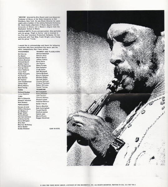 Sam Rivers - Crystals CD | Impulse! (314 589 760-2) - 3 Sam Rivers - Crystals CD | Impulse! (314 589 760-2) - 3