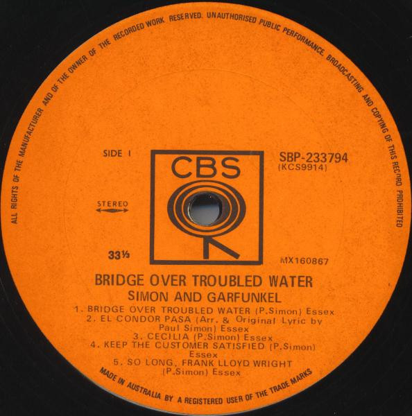 Simon & Garfunkel - Bridge Over Troubled Water | CBS (SBP 233794) - 2 Simon & Garfunkel - Bridge Over Troubled Water | CBS (SBP 233794) - 2