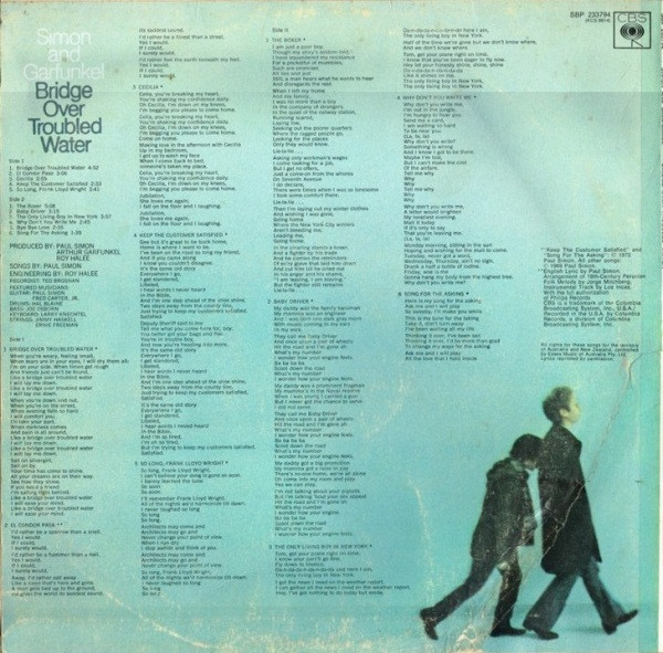 Simon & Garfunkel - Bridge Over Troubled Water | CBS (SBP 233794)