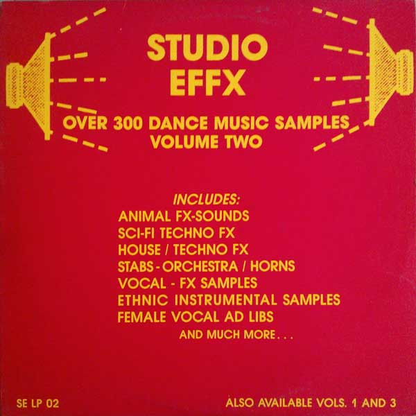 Studio Effx - Dance Music Samples Volume Two | Studio Effx (SE LP 02) - main