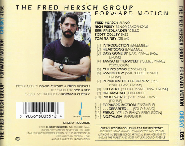 The Fred Hersch Group - Forward Motion | Chesky Records (JD55) - 2