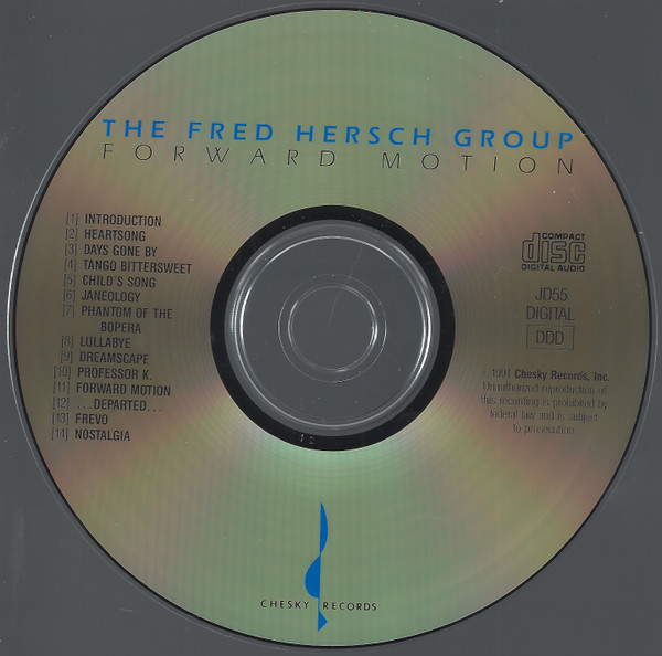 The Fred Hersch Group - Forward Motion | Chesky Records (JD55) - 3