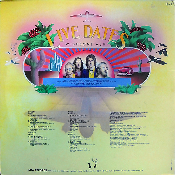 Wishbone Ash - Live Dates | MCA Records (410012/13) - 3 Wishbone Ash - Live Dates | MCA Records (410012/13) - 3