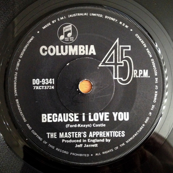 The Master's Apprentices - Because I Love You | Columbia (DO-9341) - main The Master's Apprentices - Because I Love You | Columbia (DO-9341) - main