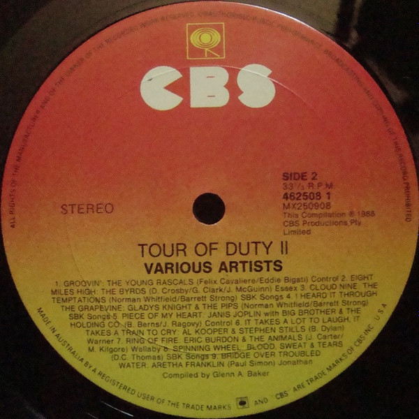 Various - Tour Of Duty II | CBS (462508 1) - 4