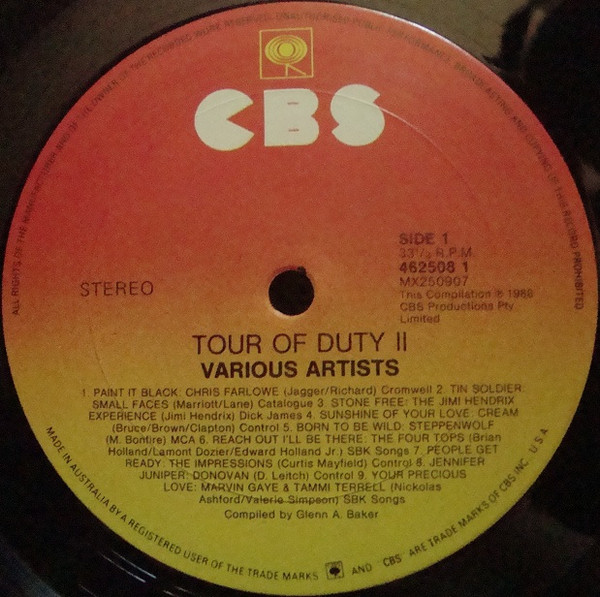 Various - Tour Of Duty II | CBS (462508 1) - 3