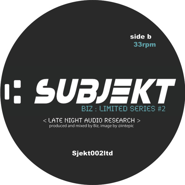 Biz E - Biz: Limited Series #2 | Subjekt (Sjekt002ltd) - main