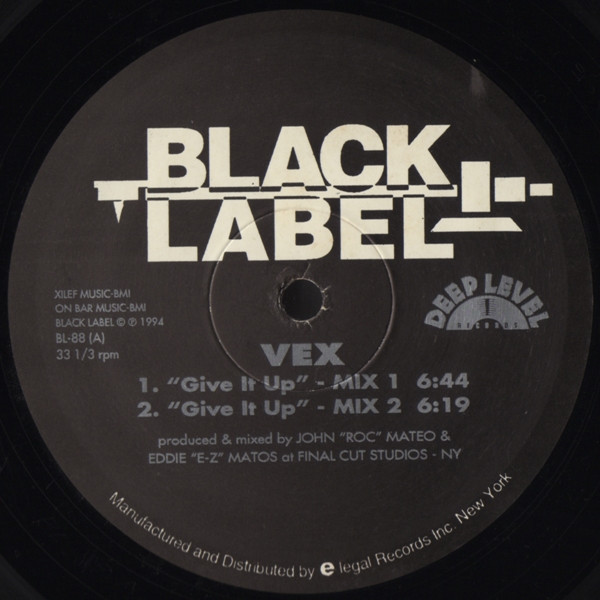 VEX - Give It Up | Black Label (BL-89) - main