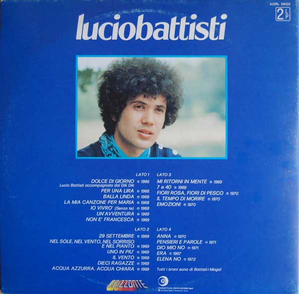 Lucio Battisti - Lucio Battisti | Ricordi (AORL 28434) - 4 Lucio Battisti - Lucio Battisti | Ricordi (AORL 28434) - 4