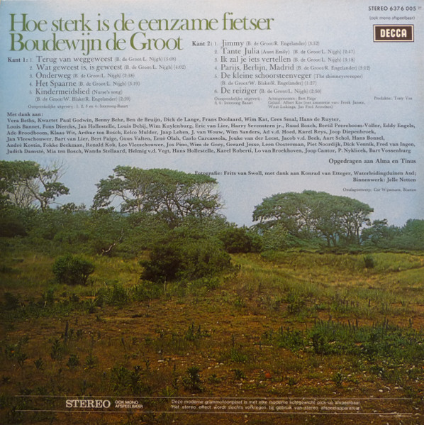 Boudewijn de Groot - Hoe Sterk Is De Eenzame Fietser | Decca (6376 005) - 2 Boudewijn de Groot - Hoe Sterk Is De Eenzame Fietser | Decca (6376 005) - 2