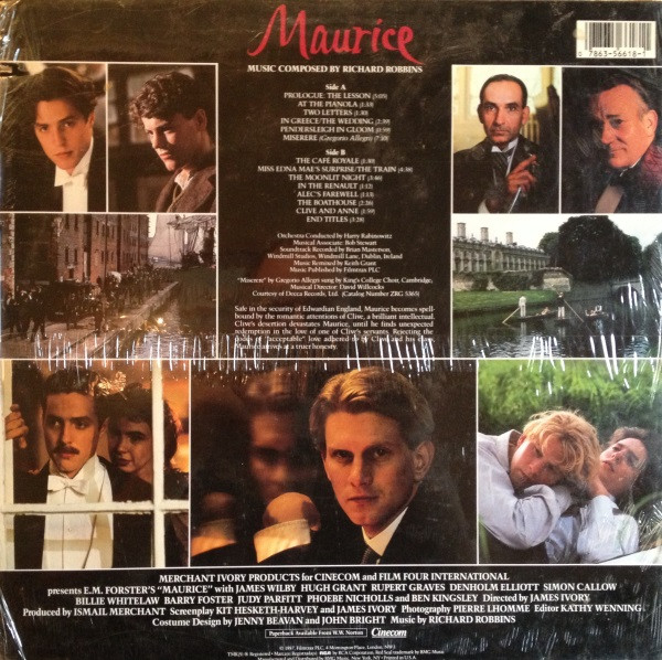 Richard Robbins - Maurice (Original Soundtrack Recording) | RCA Red Seal (6618-1-RC) - 2 Richard Robbins - Maurice (Original Soundtrack Recording) | RCA Red Seal (6618-1-RC) - 2