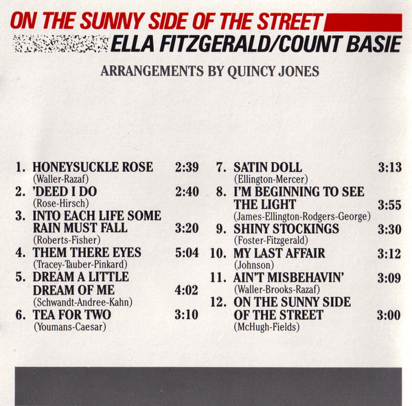Ella Fitzgerald & Count Basie - On The Sunny Side Of The Street | Polygram (821 576-2) - 3