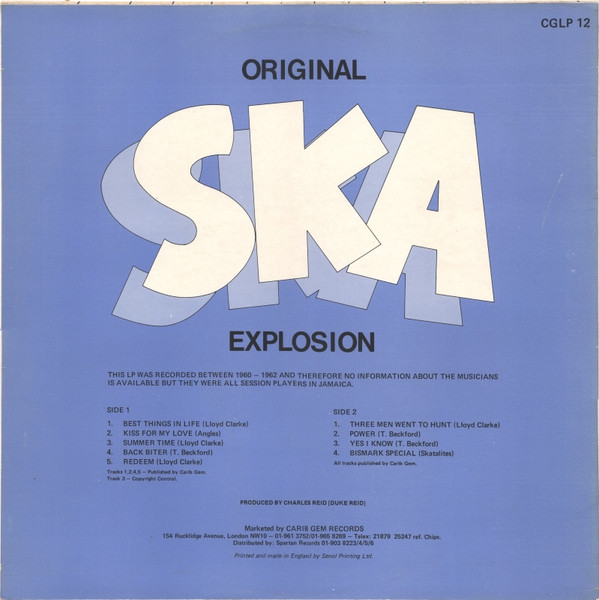 Original Ska Explosion Vol. 1