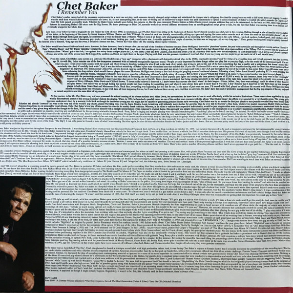 Chet Baker - I Remember You | Fruit Tree (FT 811) - 2