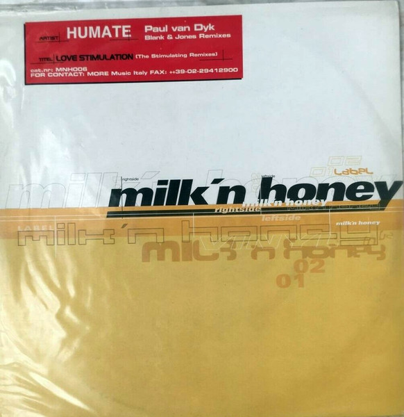 Humate - Love Stimulation (The Stimulating Remixes) | Milk'n Honey (MNH 006)