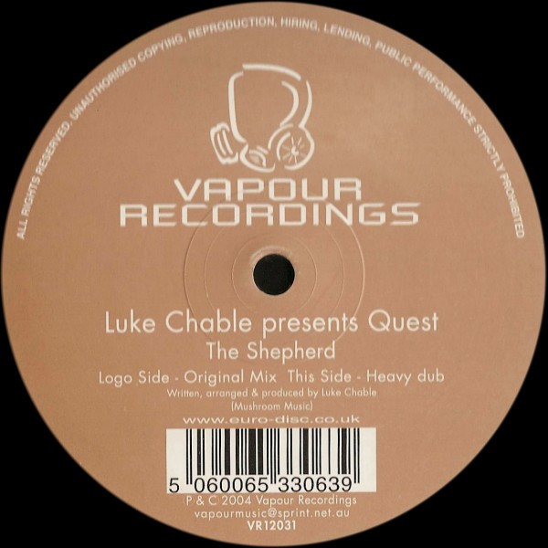 Luke Chable Presents Quest - The Shepherd | Vapour Recordings (VR12031)