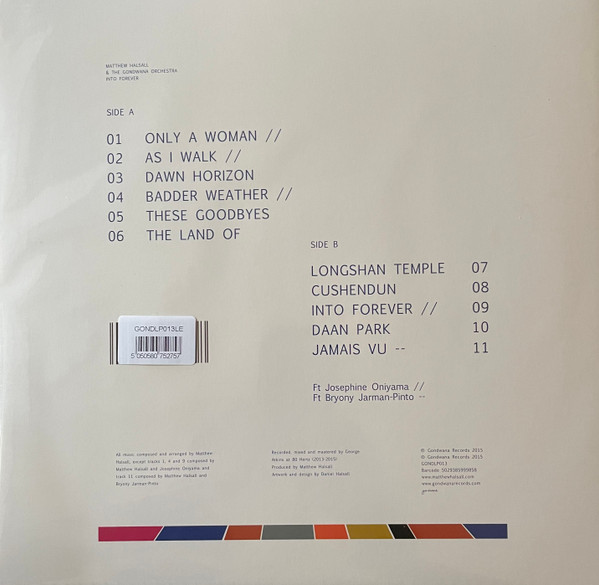 Matthew Halsall & The Gondwana Orchestra - Into Forever | Gondwana Records (GONDLP013) - 3 Matthew Halsall & The Gondwana Orchestra - Into Forever | Gondwana Records (GONDLP013) - 3