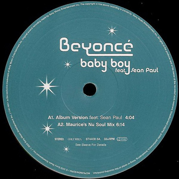 Beyoncé Feat. Sean Paul - Baby Boy | Columbia (674408 6) - 3