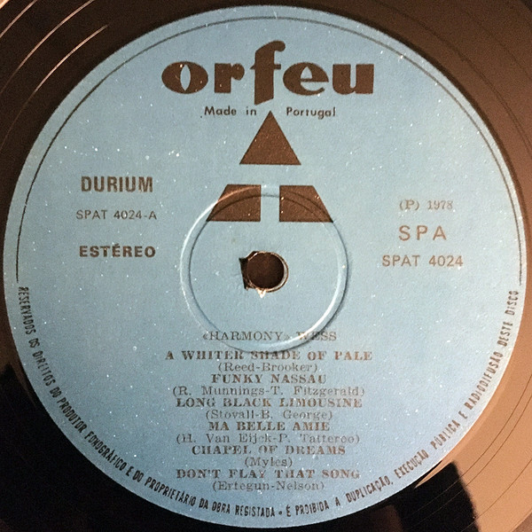 Wess Johnson - Harmony | Orfeu (SPAT 4024) - 3