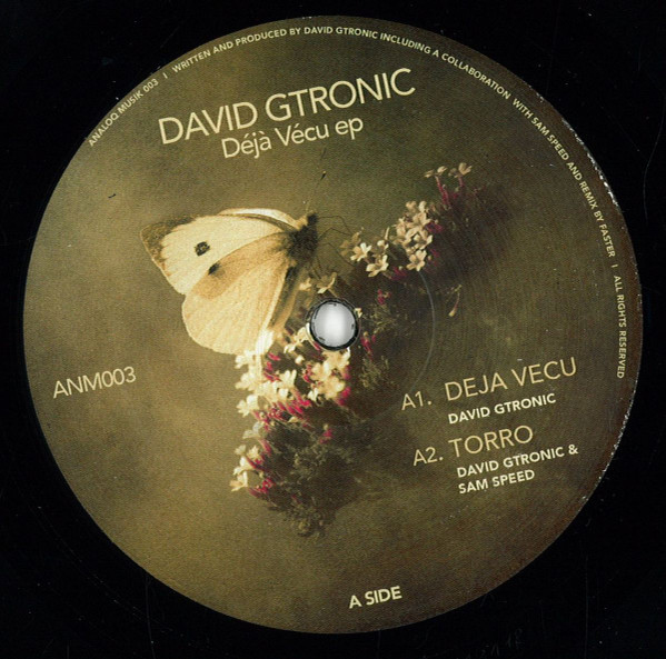 David Gtronic - Déjà Vécu Ep | AnaloQ Musik (ANM003) - main David Gtronic - Déjà Vécu Ep | AnaloQ Musik (ANM003) - main