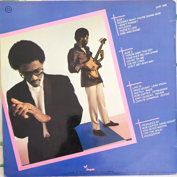 Linx - Intuition - Vinilo | Chrysalis (CHR 1332) - 2